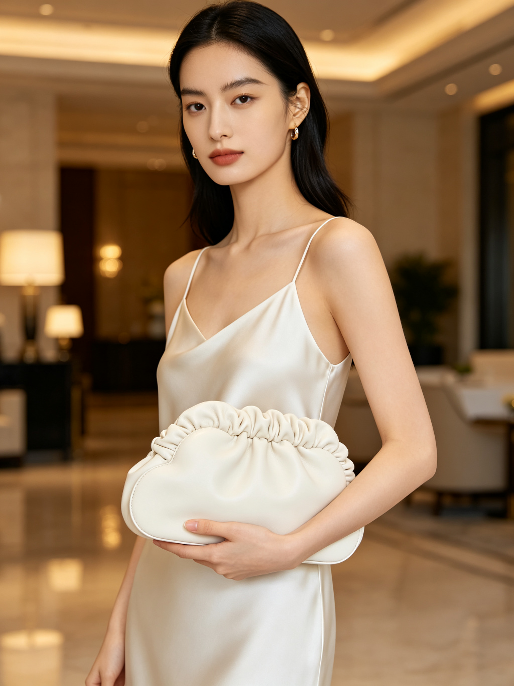 Cloud clutch bag elegant