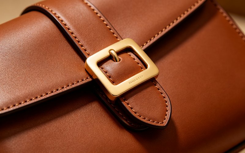 Bag craft details - hardware and stitching
