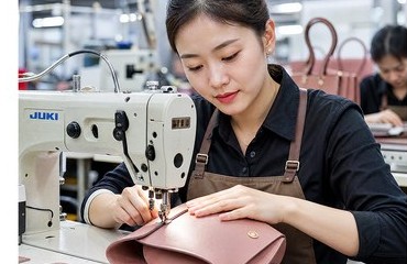 Large-scale bag manufacturing floor