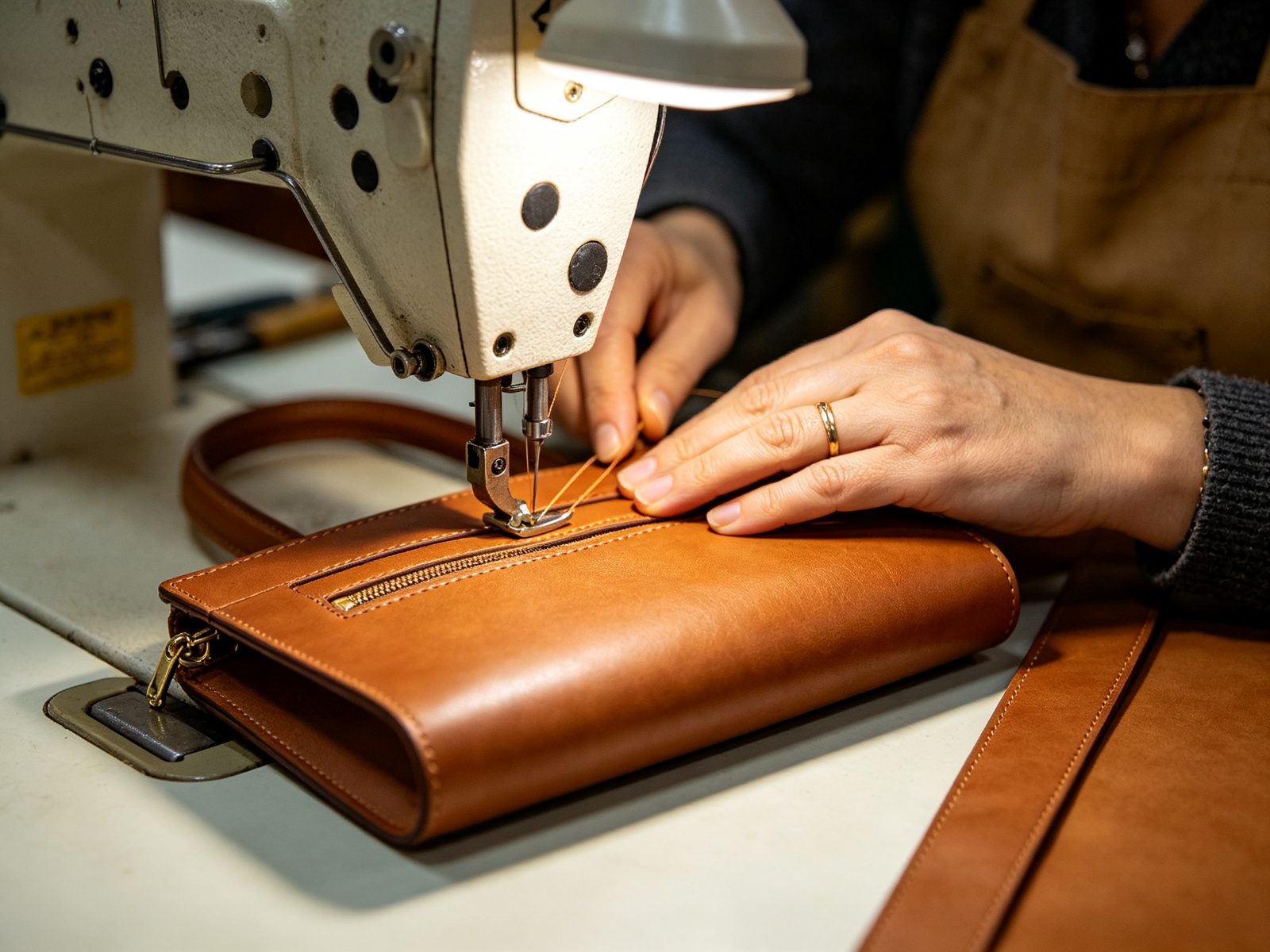 Precision sewing craftsmanship